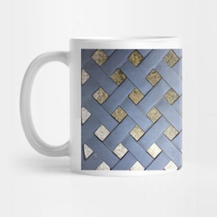 Criss cross pattern Mug